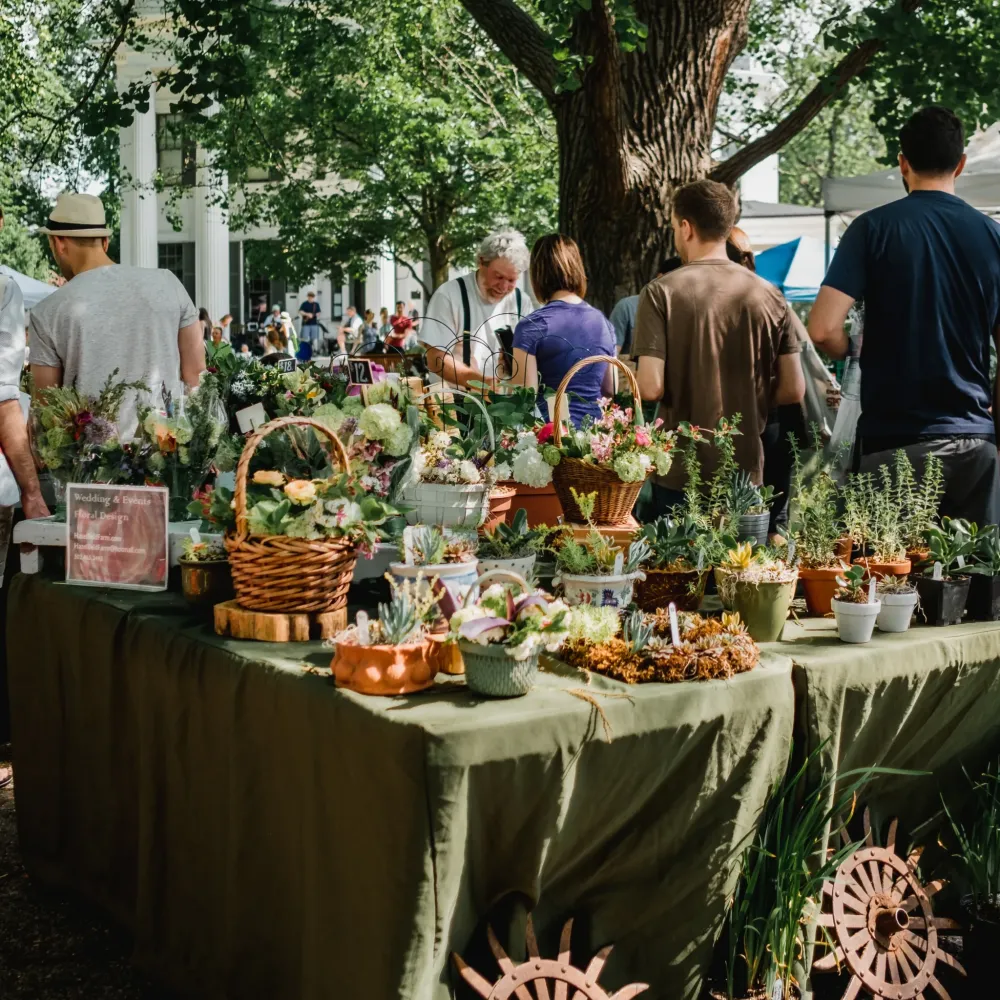 Image of a community plant sale near Ladson, SC